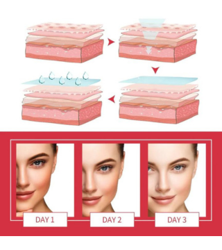 عرض قطعتين كريم جل مقشر للوجه بخلاصة الخوخ وحمض الفاكهة