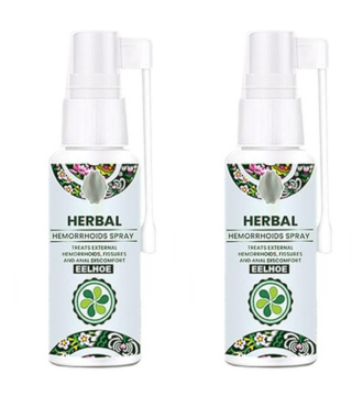 عرض قطعتين بخاخ البواسير بالأعشاب الطبيعية