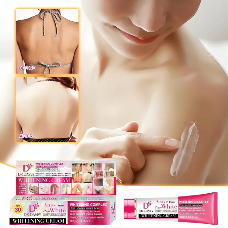 كريم تبييض ومرطب للعناية بالبشرة