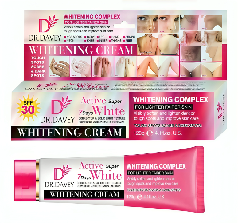 كريم تبييض ومرطب للعناية بالبشرة