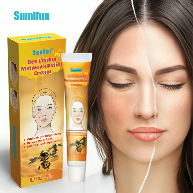 كريم ولوشن لعلاج الكلف للوجه بسم النحل