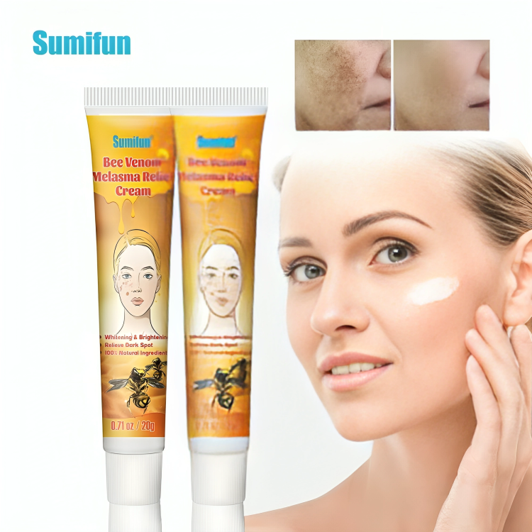 كريم ولوشن لعلاج الكلف للوجه بسم النحل