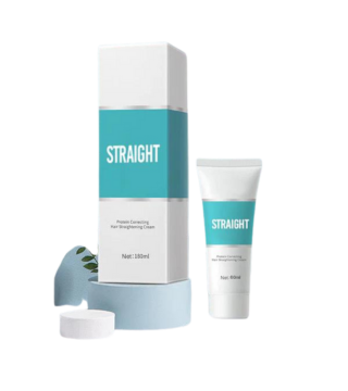 كريم تمليس الشعر المعالج بالحرير والكيراتين