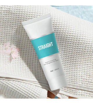 كريم تمليس الشعر المعالج بالحرير والكيراتين