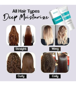 كريم تمليس الشعر المعالج بالحرير والكيراتين