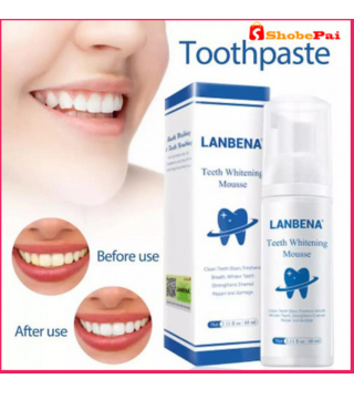 عرض قطعتين موس تبييض الأسنان