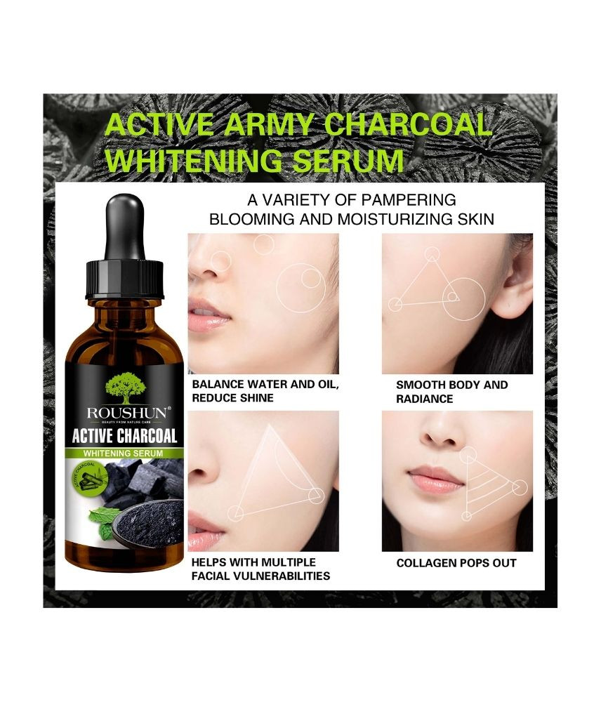 سيروم روشون بالفحم النشط لتفتيح وتنقية البشرة