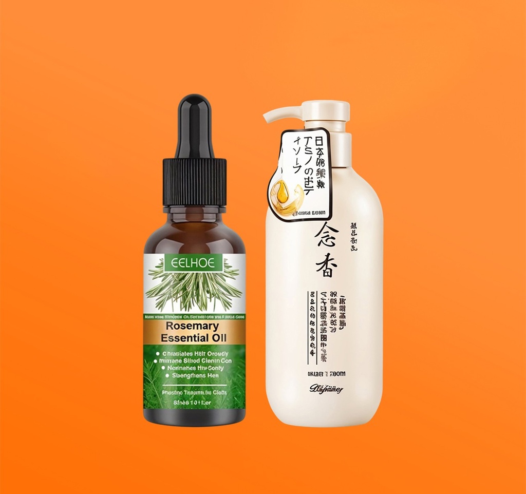 عرض زيت روزماري وشامبو ساكورا الياباني