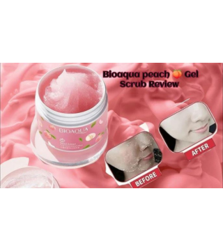 كريم جل مقشر للوجه بخلاصة الخوخ وحمض الفاكهة