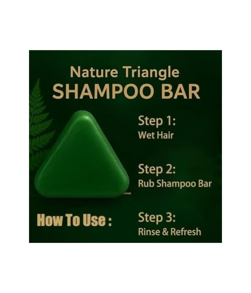 شامبو صلب طبيعي من Nature Triangle