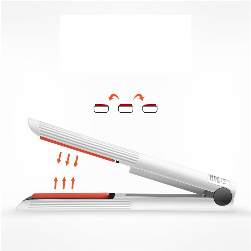 مكواة فرد شعر لاسلكية صغيرة محمولة