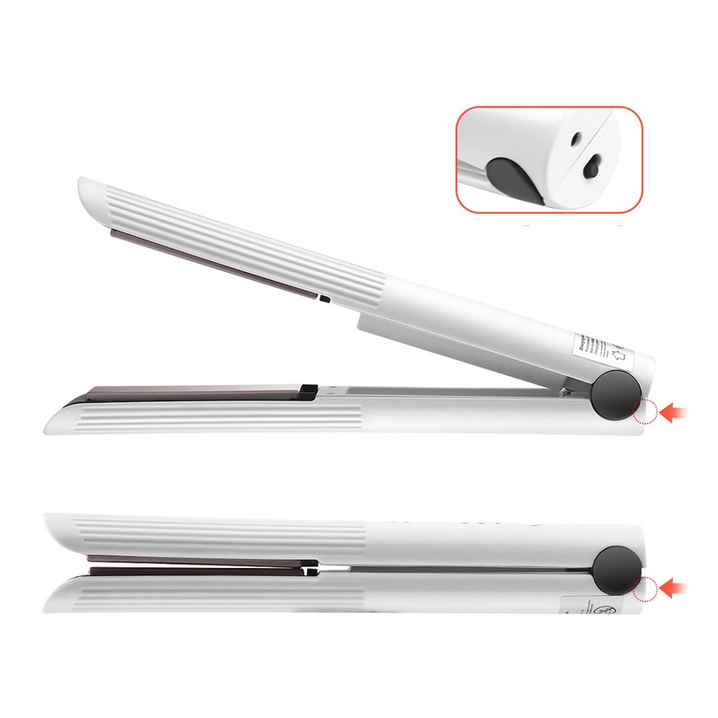 مكواة فرد شعر لاسلكية صغيرة محمولة