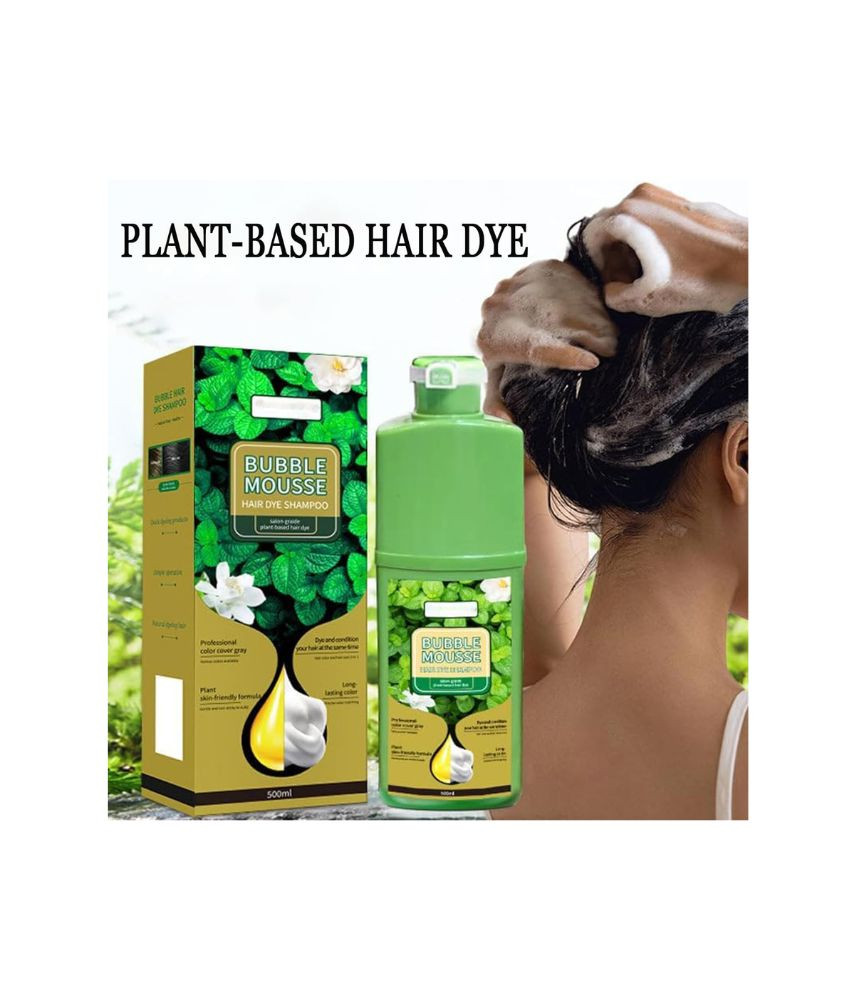 شامبو صبغة الشعر الرغوي النباتي Bubble Mousse