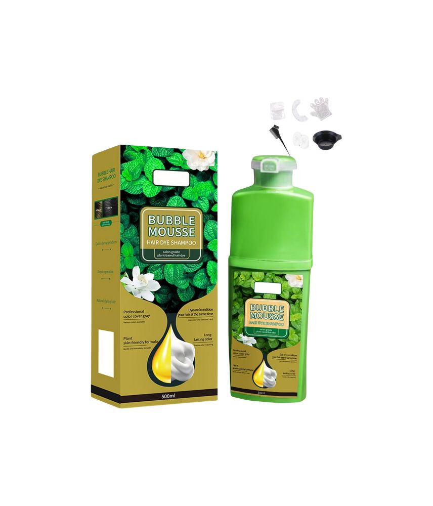 شامبو صبغة الشعر الرغوي النباتي Bubble Mousse
