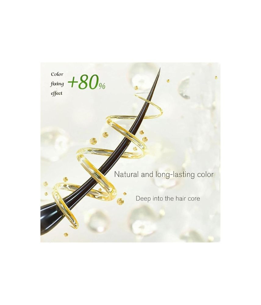 شامبو صبغة الشعر الرغوي النباتي Bubble Mousse