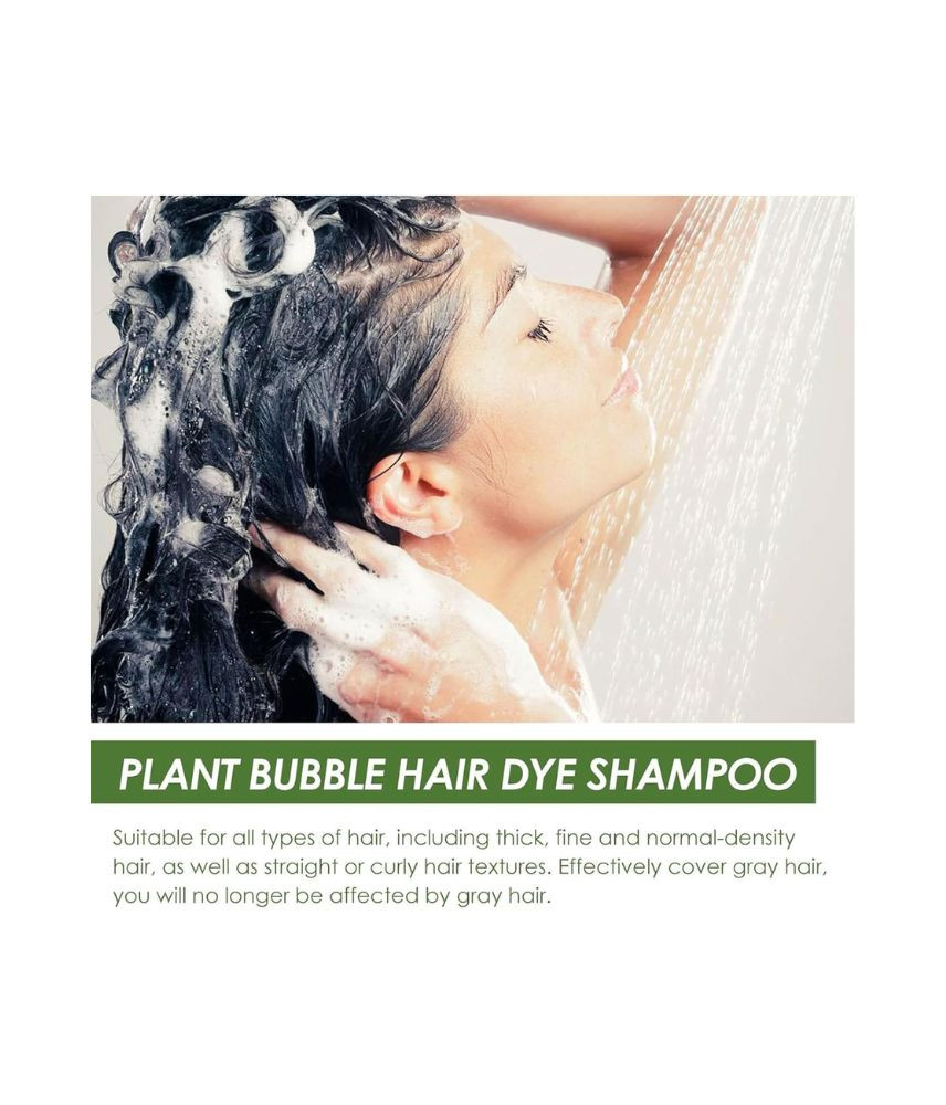 شامبو صبغة الشعر الرغوي النباتي Bubble Mousse