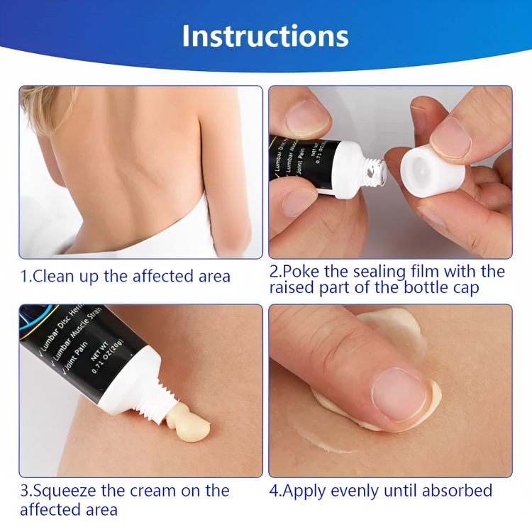 كريم تخفيف آلام أسفل الظهر وإجهاد العضلات