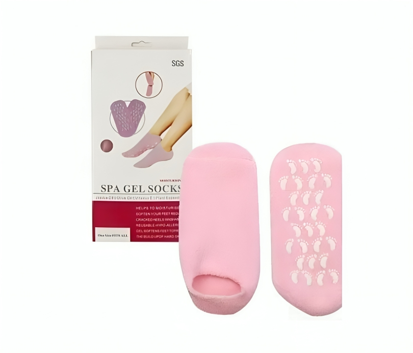 جوارب سيليكون لترطيب وتبييض القدمين