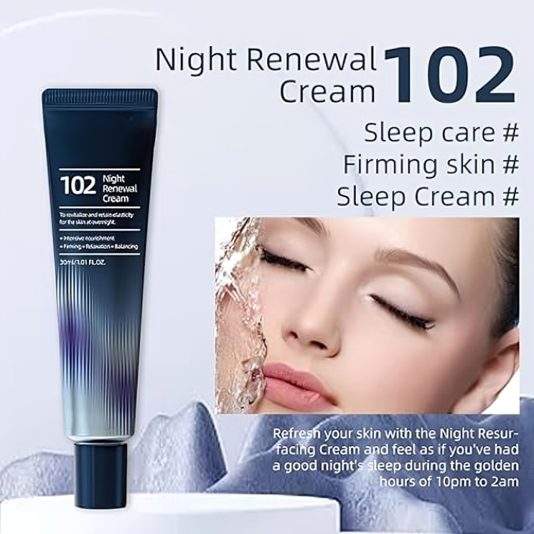 كريم 102 الليلي المرطب للوجه والمضاد للتجاعيد