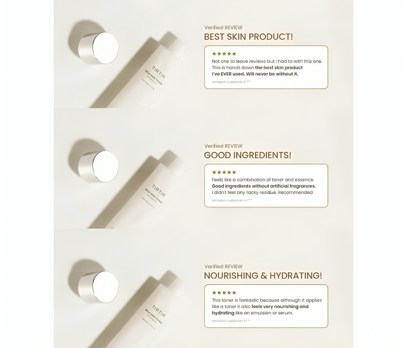 تونر الحليب للبشرة من TIRTIR