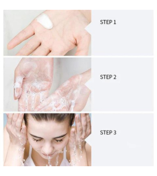 منظف ​​تبييض وتنظيف الوجه للحصول على رغوة تنظيف عميقة تجعل بشرتك فاتحة ومشرقة