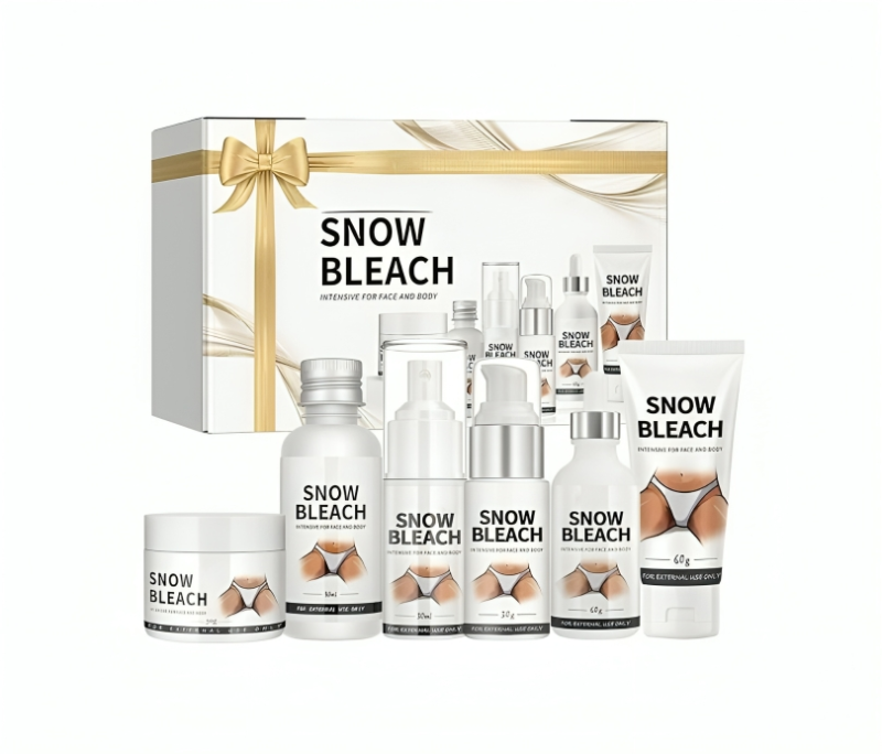 مجموعة تفتيح البشرة والمناطق الحساسة 6 قطع