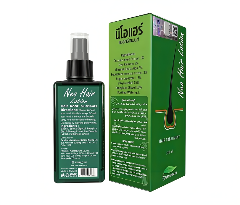 عرض قطعتين من لوشن نيو هير لمنع تساقط الشعر