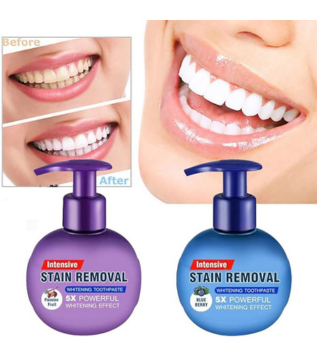 معجون صودا الخبز لتبييض الأسنان