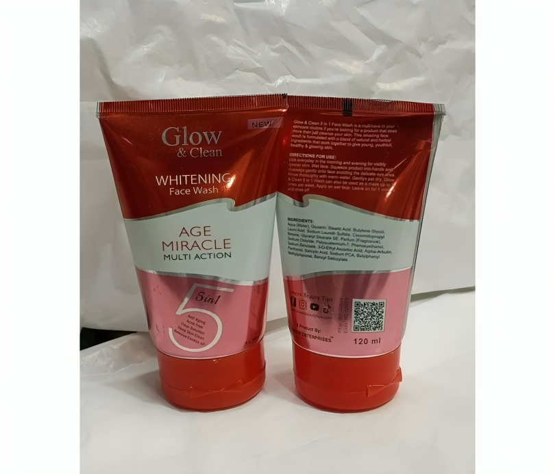 غسول الوجه المبيض من جلو اند كلين