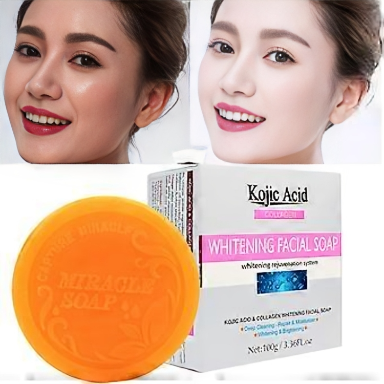 صابون تبييض الوجه بالكولاجين