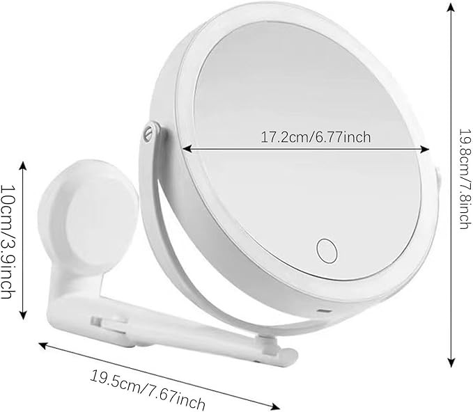 مكياج مضاء مع التكبير