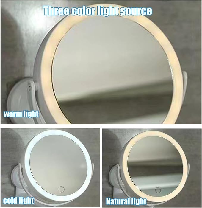 مكياج مضاء مع التكبير