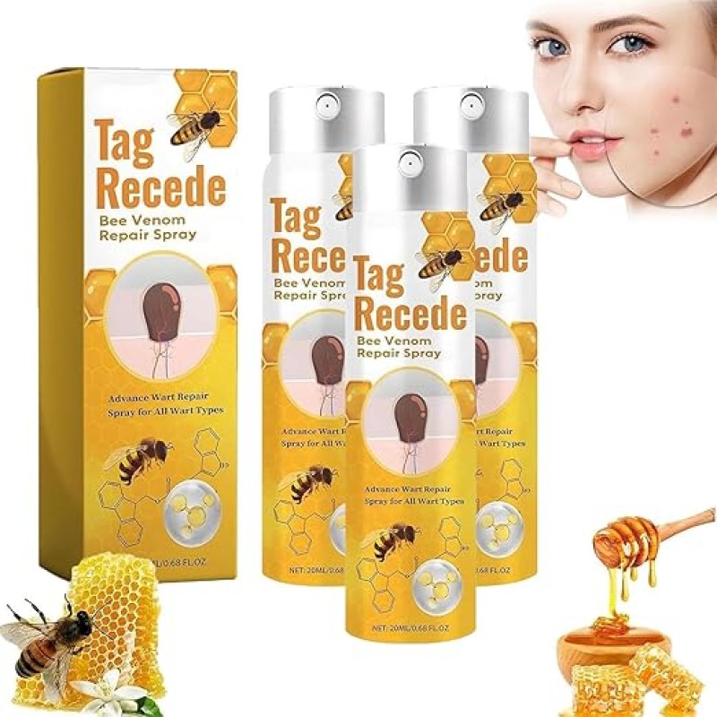 سبراي عسل النحل لعلاج الزوائد الجلديه