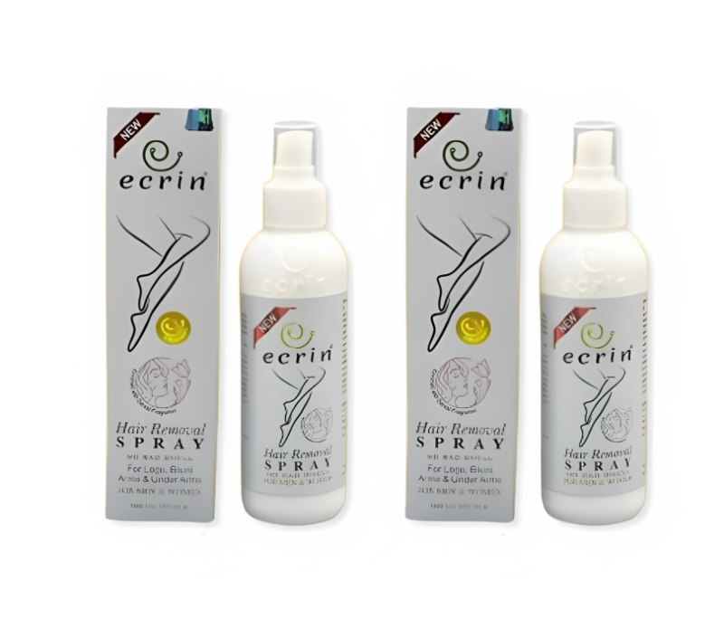 عرض قطعتين من بخاخ إكرين لإزالة الشعر بدون ألم