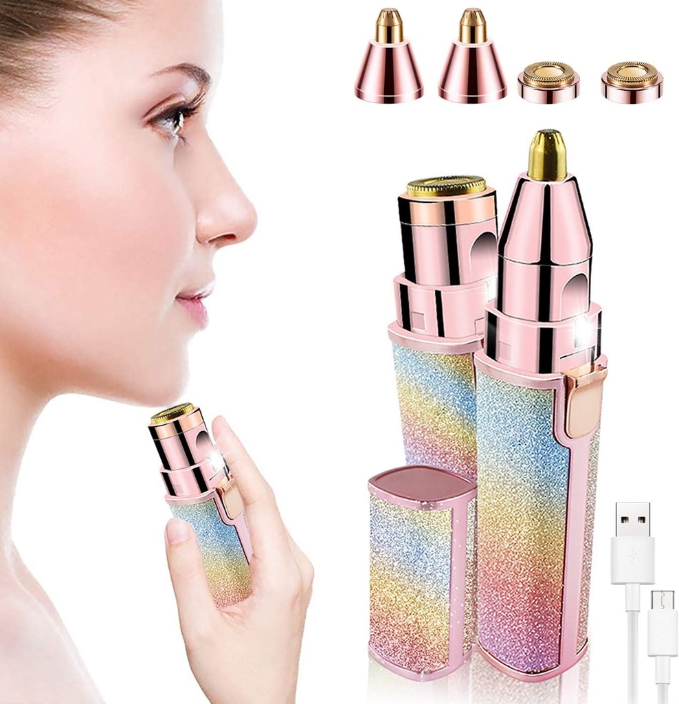 ماكينة تشذيب الحواجب وازالة شعر الوجه للنساء