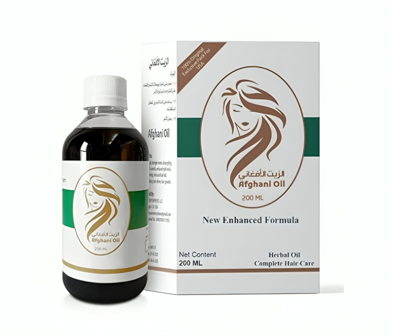 زيت الشعر الأفغاني لنمو الشعر