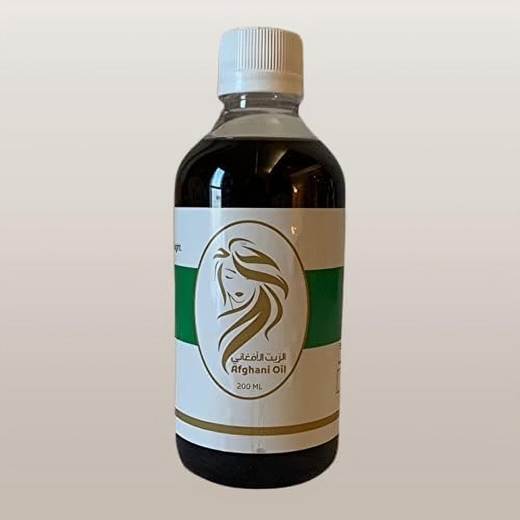 زيت الشعر الأفغاني لنمو الشعر