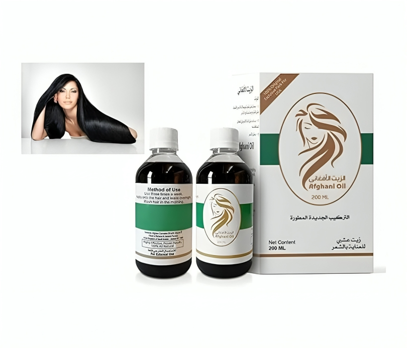 زيت الشعر الأفغاني لنمو الشعر
