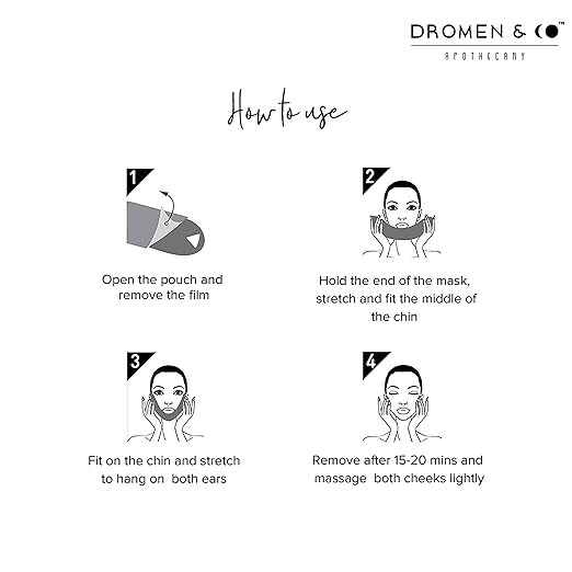 قناع رفع الذقن المزدوج من درومين آند كو