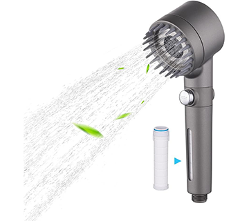 عرض قطعتين رأس دش تدليك متعدد الوظائف