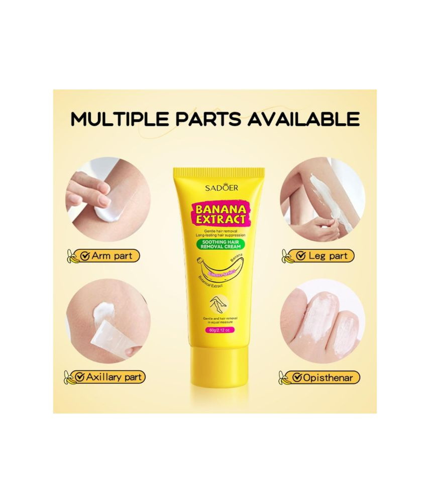 كريم إزالة الشعر بالموز من سادور