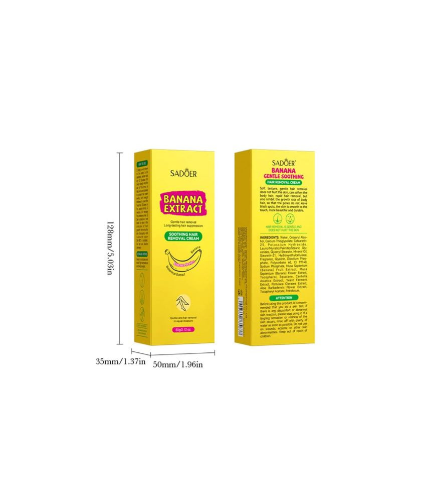 كريم إزالة الشعر بالموز من سادور