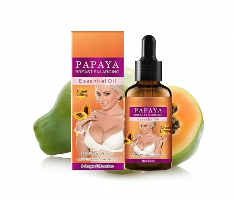 زيت البابايا لتكبير الثدي وشد الصدر