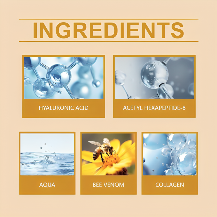 عرض قطعتين من كريم بوتوكس سم النحل للتجاعيد