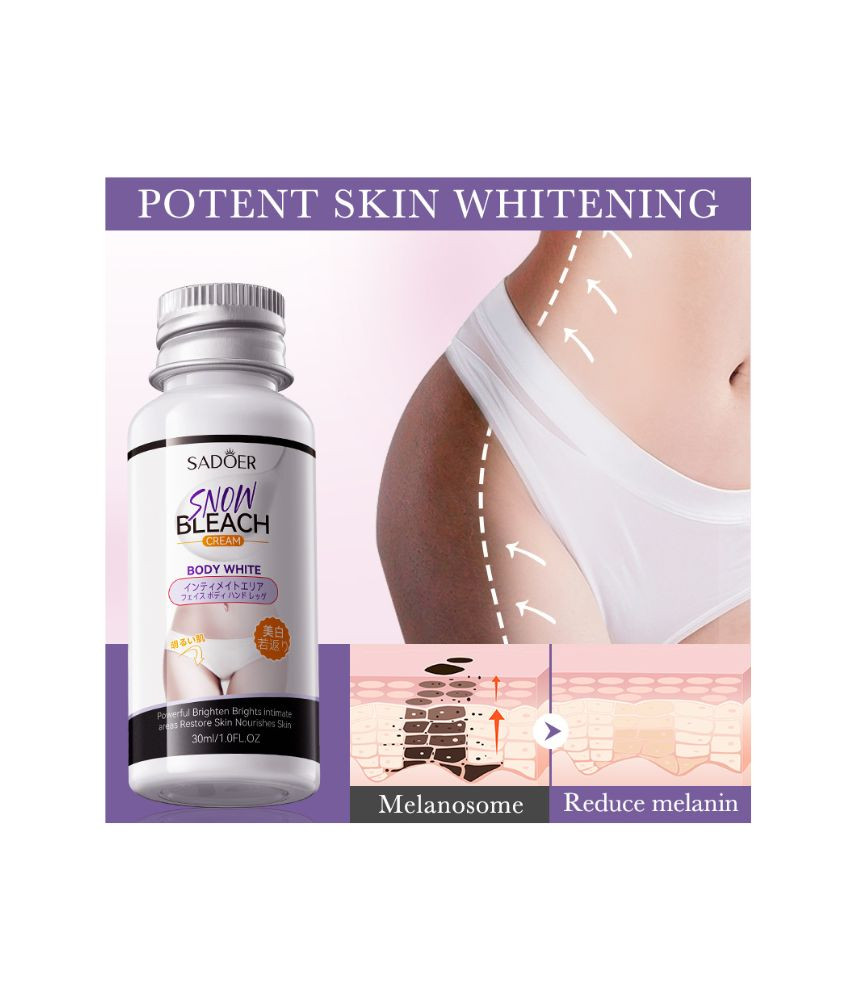كريم التبييض سادوَر Snow Bleach لتفتيح الجسم