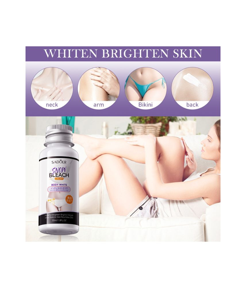 كريم التبييض سادوَر Snow Bleach لتفتيح الجسم