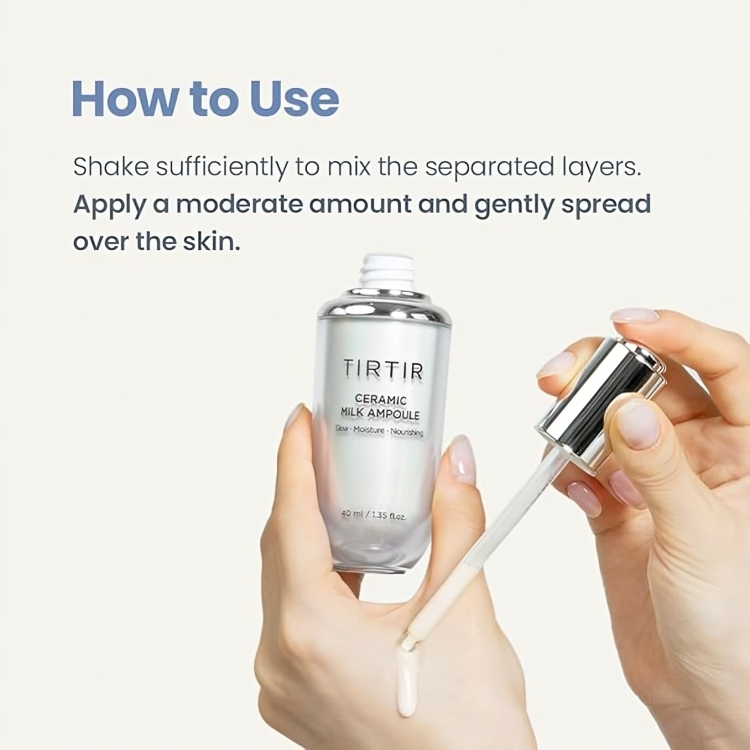 أمبولة حليب سيراميك TIRTIR للبشرة