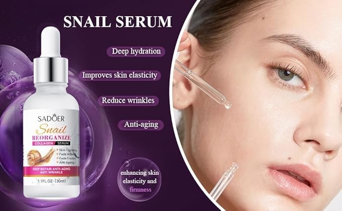 سيرم كولاجين الحلزون للعناية بالوجه