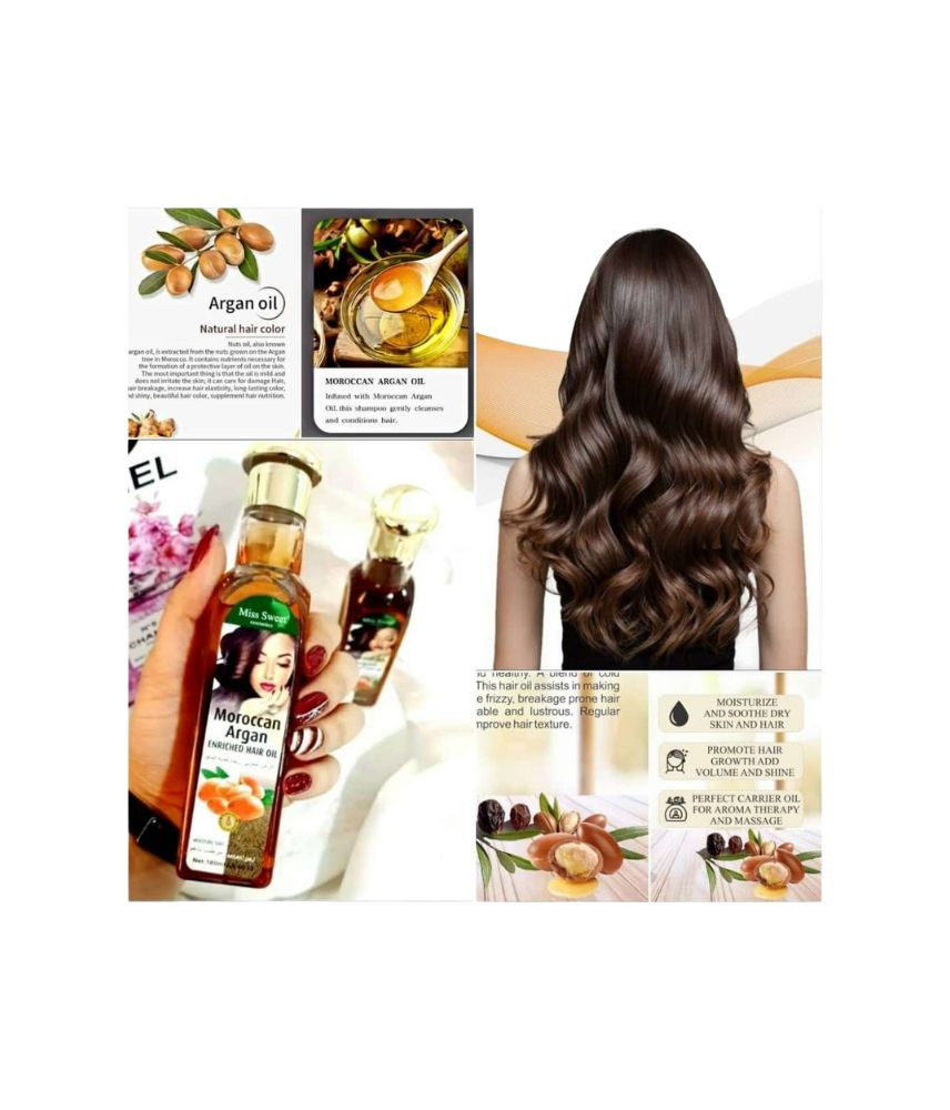 زيت الأرجان المغربي الطبيعي لتغذية الشعر