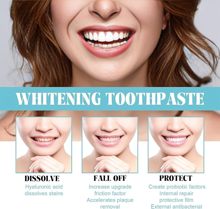 عرض قطعتين من معجون أسنان Cophksu Sp10 لتبييض الأسنان